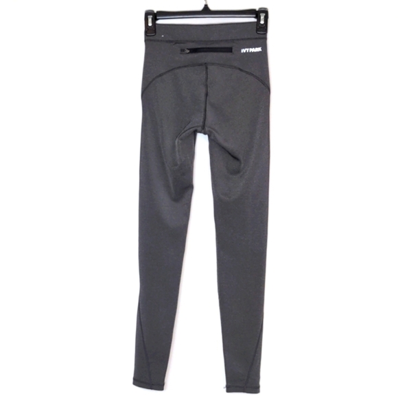 Ivy Park High Rise Sculpted Work Out Legging Full Length Gray Quick Dry Size XXS - Picture 6 of 16
